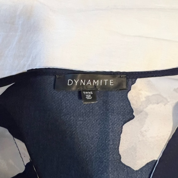 Dynamite navy flower print romper jumpsuit - Picture 4 of 9